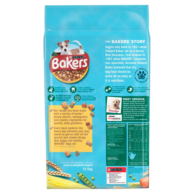 Bakers senior dog food 12.5 kg clearance